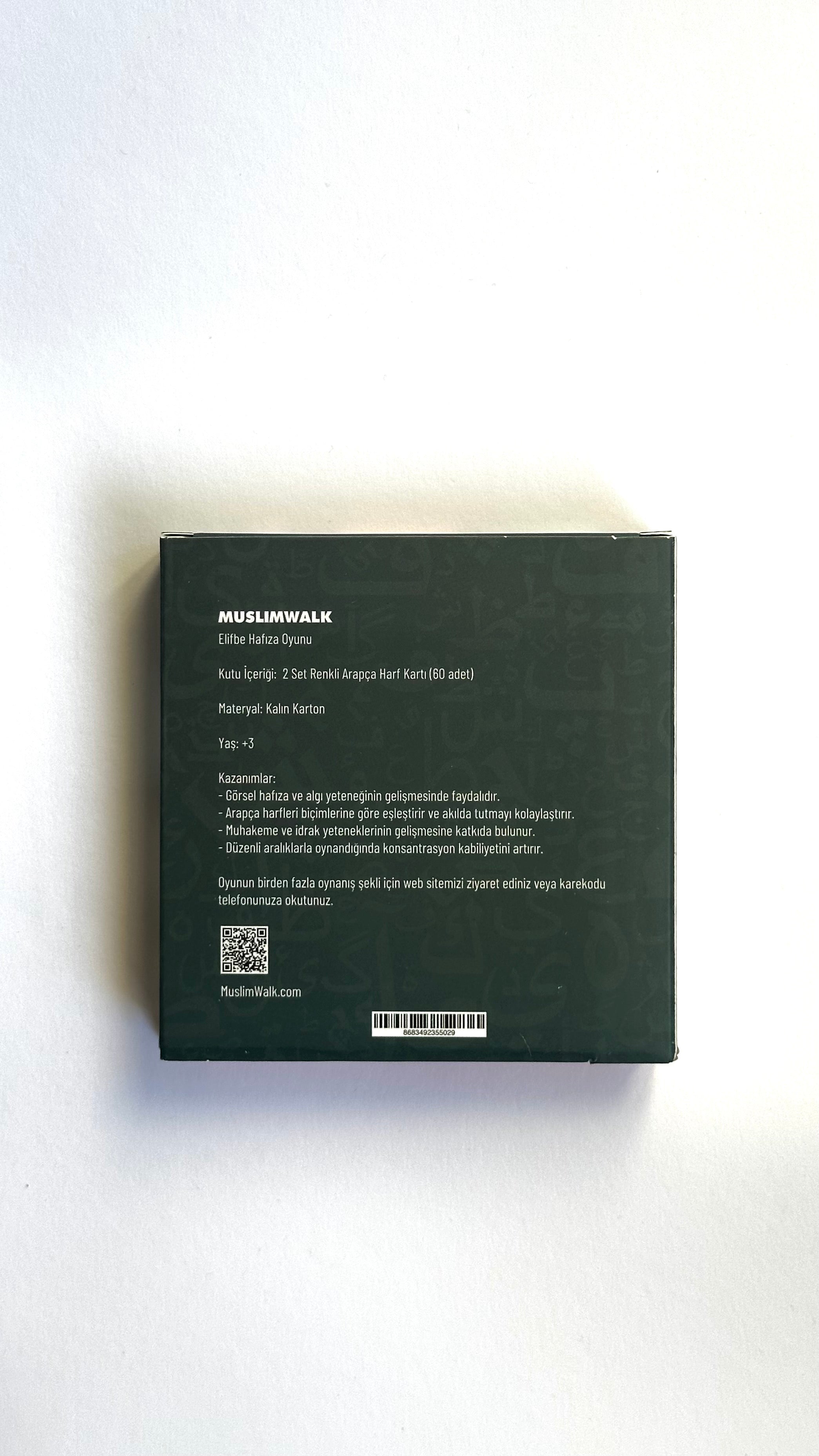 Playfully learning Elifba: Memory game with 60 colorful cards