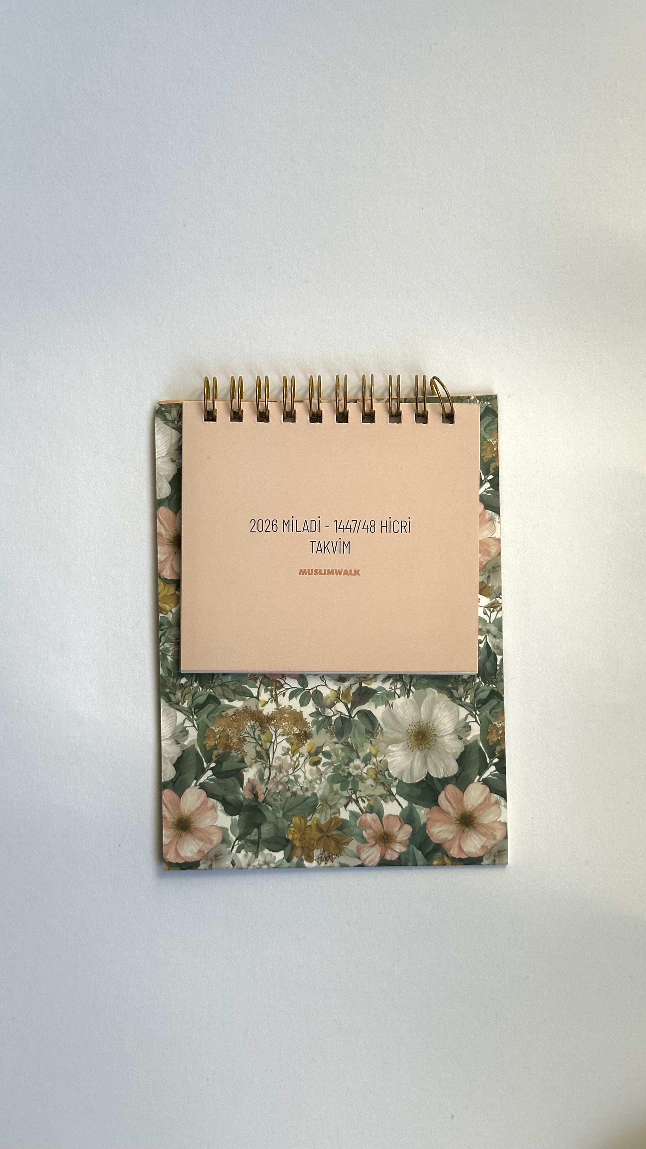 "Vintage Bloom" Mini-Tischkalender 2026