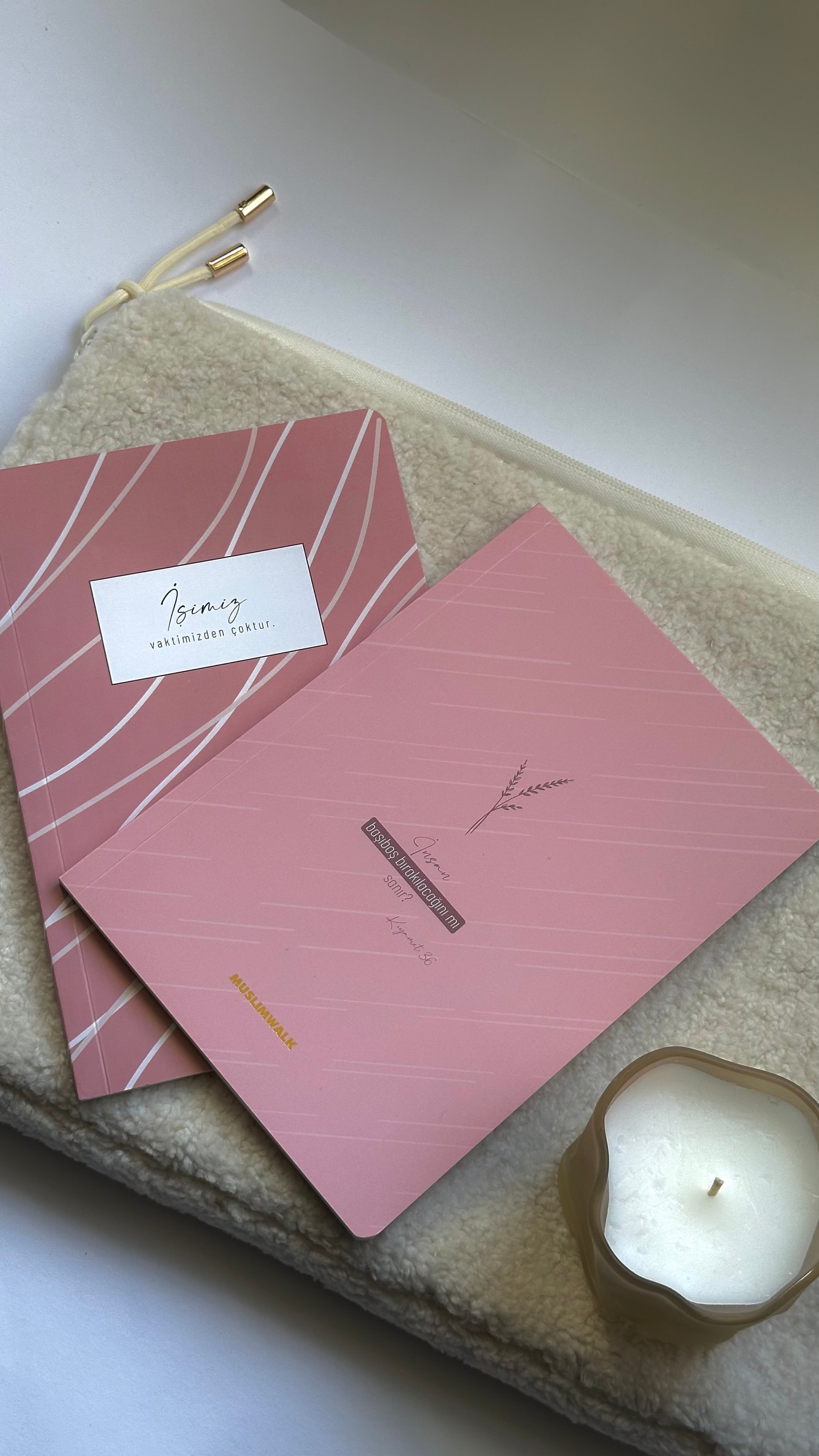 Aesthetic Notebook - Terra Rose Wave Edition