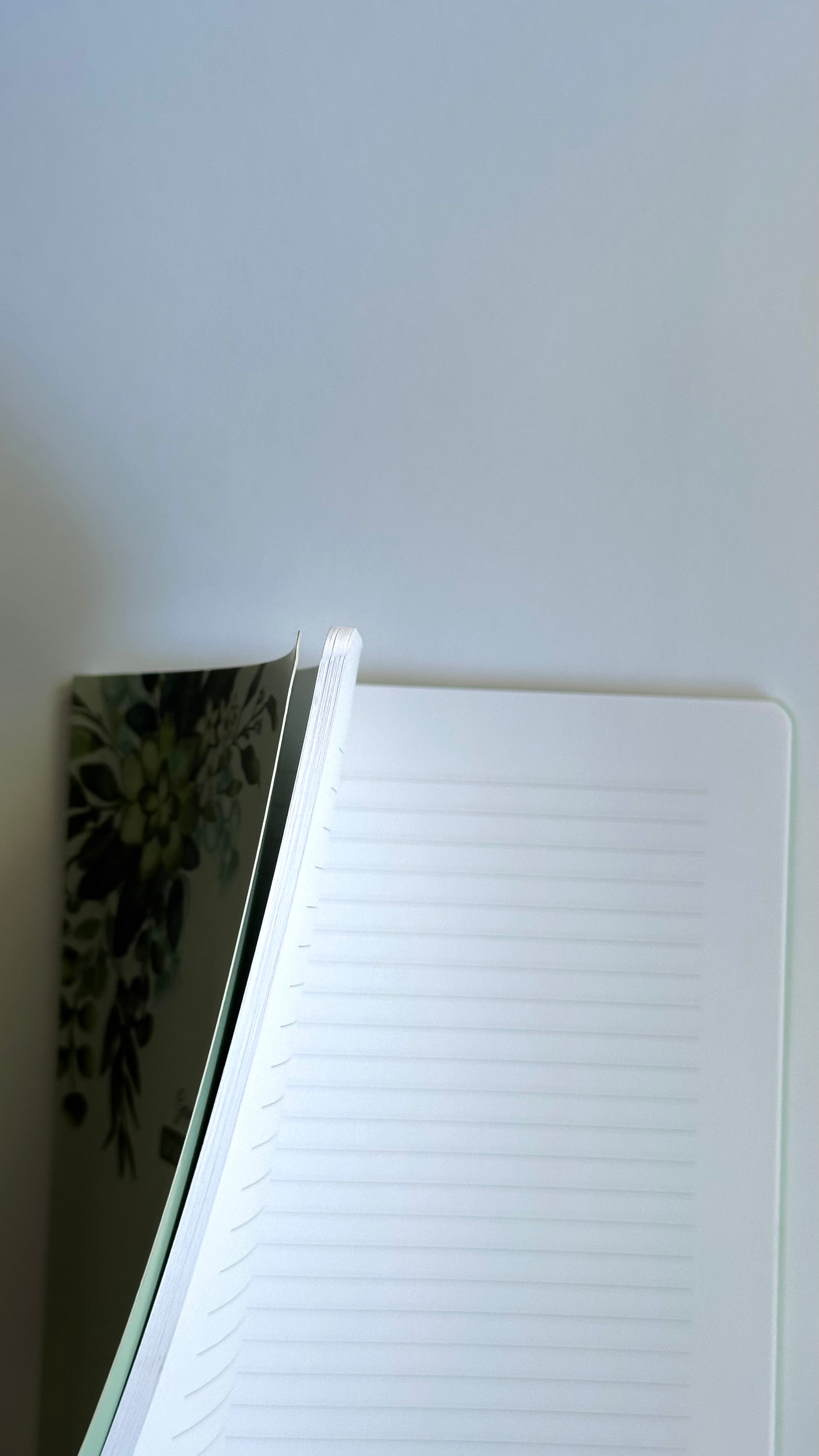 Aesthetic Notebook – Floral Green Edition