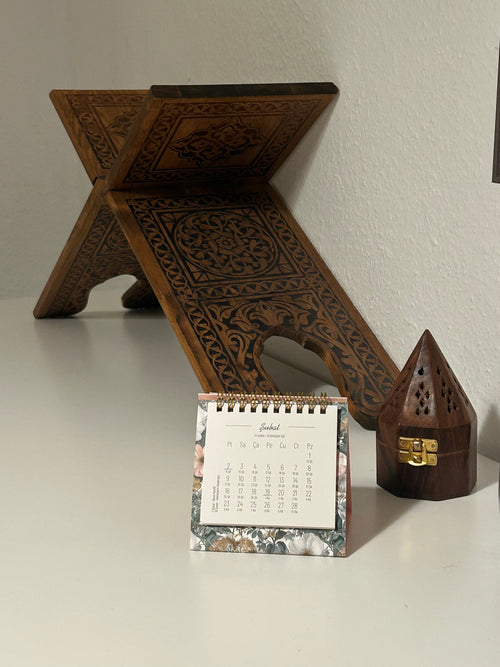 "Vintage Bloom" Mini-Tischkalender 2026