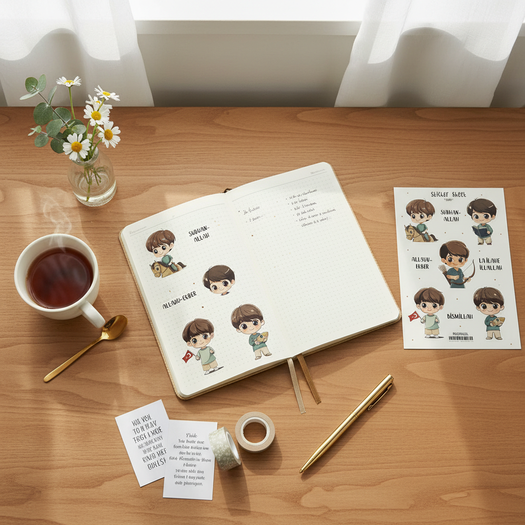 Stickerbogen "Nami" – Abenteuer & Glaube spielerisch vereint