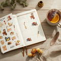 Stickerbogen "Nesren" – Nostalgie & Vintage-Zauber