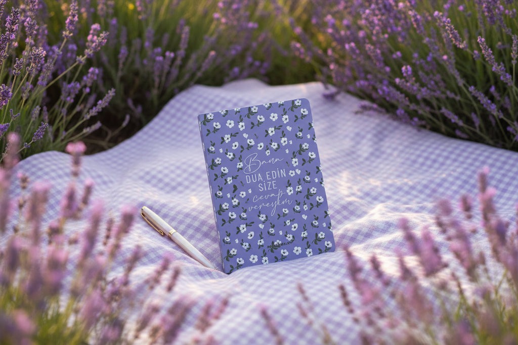 Ästhetisches Notizbuch- Purple Bloom Edition