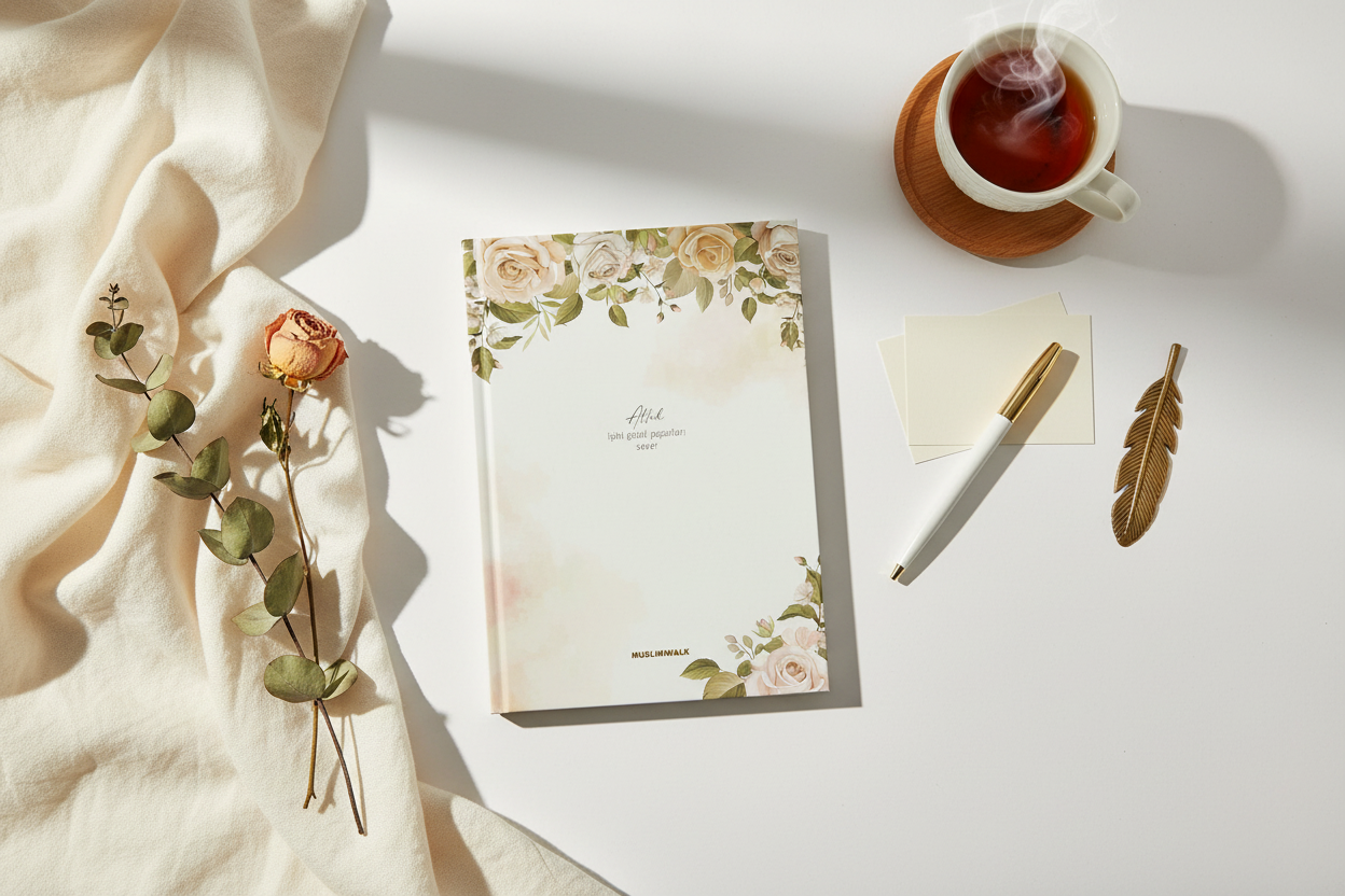 Creamy Floral Excellence – Premium Bullet Journal