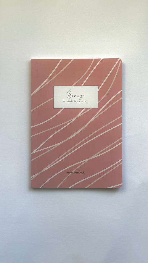 Aesthetic Notebook - Terra Rose Wave Edition