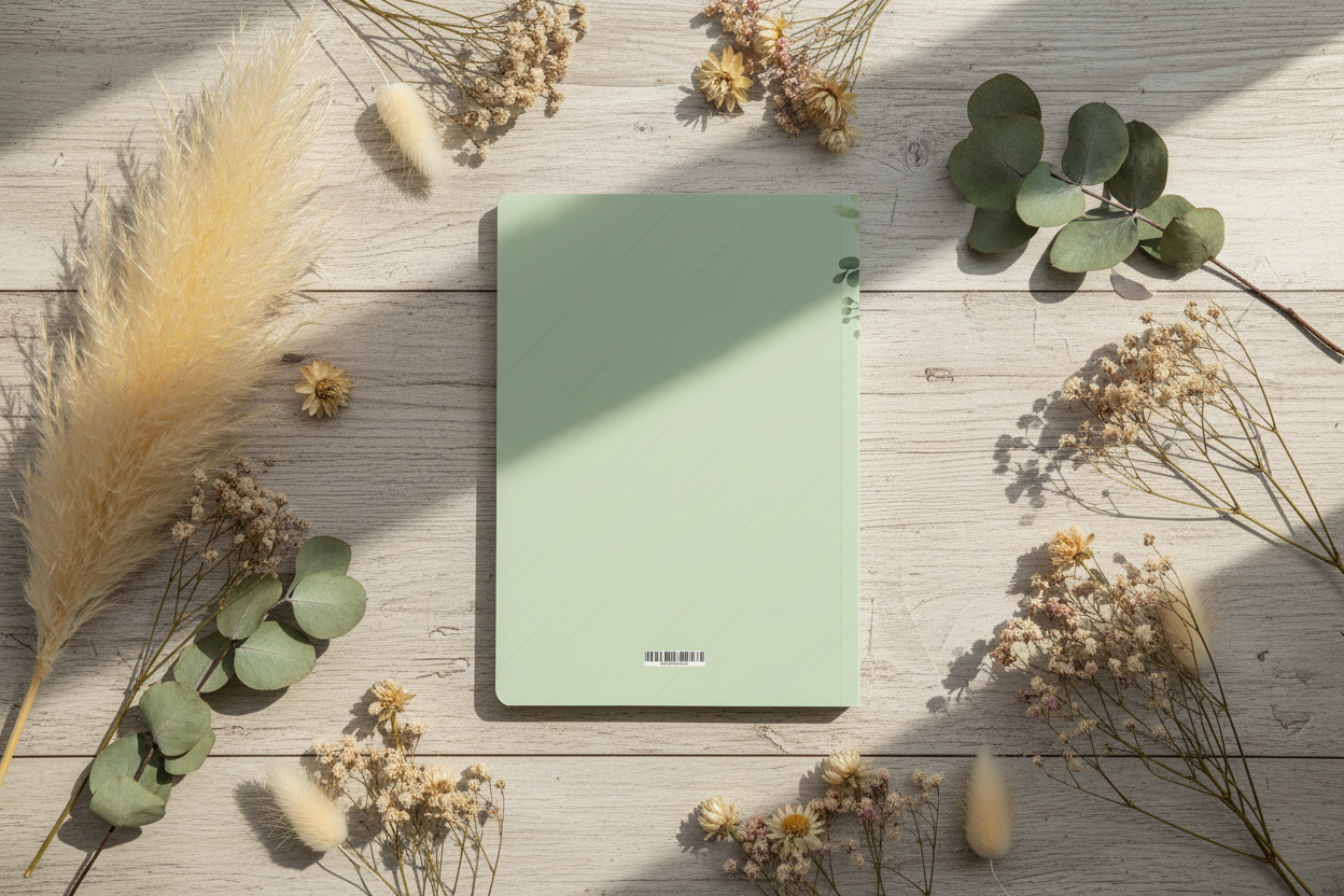 Aesthetic Notebook – Floral Green Edition