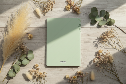 Aesthetic Notebook – Floral Green Edition