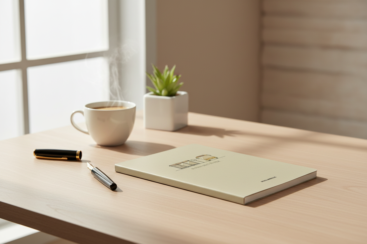 Ästhetisches Notizbuch - Journey Beige Edition