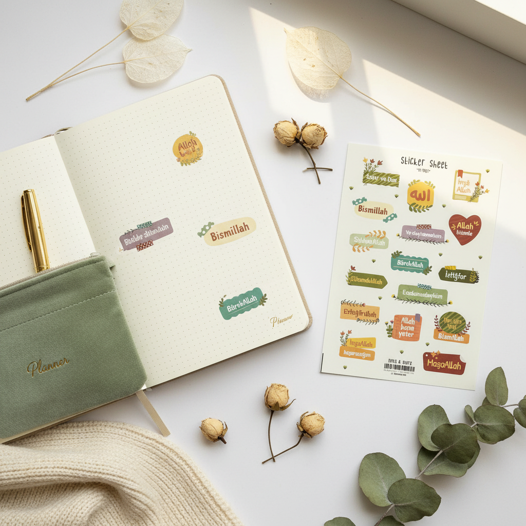 Stickerbogen "Miny & More" – Islamische Alltagsbegleiter